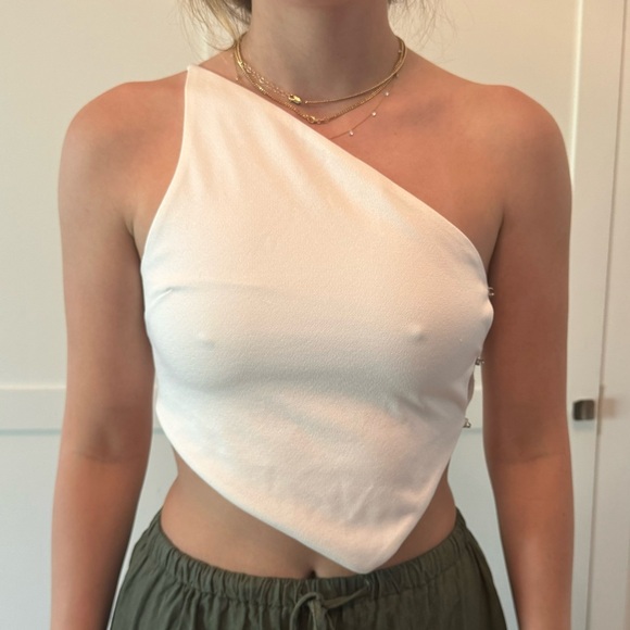 Zara Asymmetrical Top - Picture 1 of 10